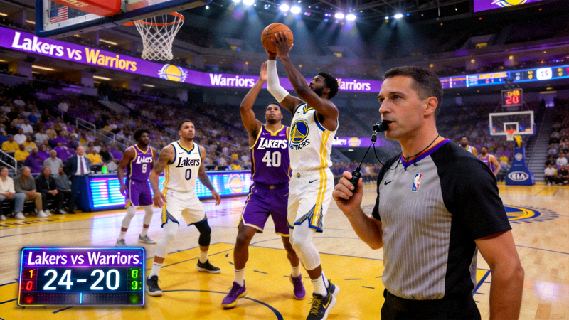 NBA季后赛 Lakers vs Warriors 现场直播镜头