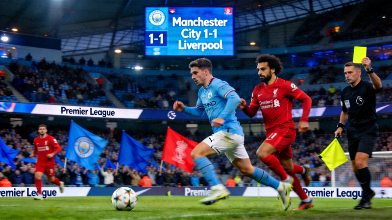 英超联赛 Manchester City vs Liverpool 高清直播画面